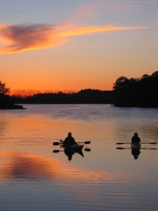 Paddling My Kayak Out To The Chesapeake Bay