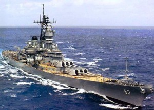 Battleship_Missouri[1] at sea 